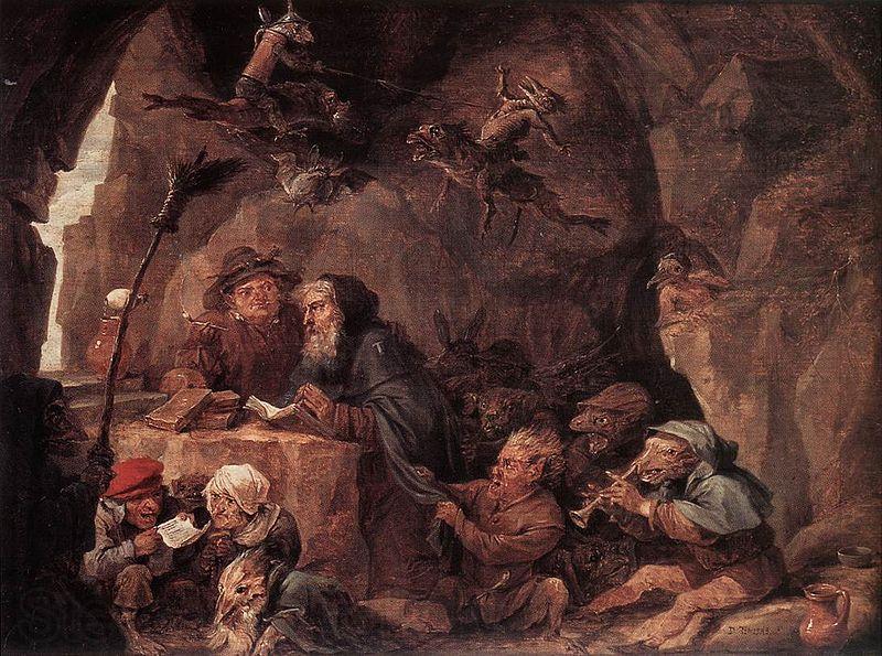 David Teniers the Younger Temptation of St Anthony Norge oil painting art